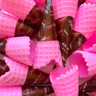 Pink Waffle Cone Charms